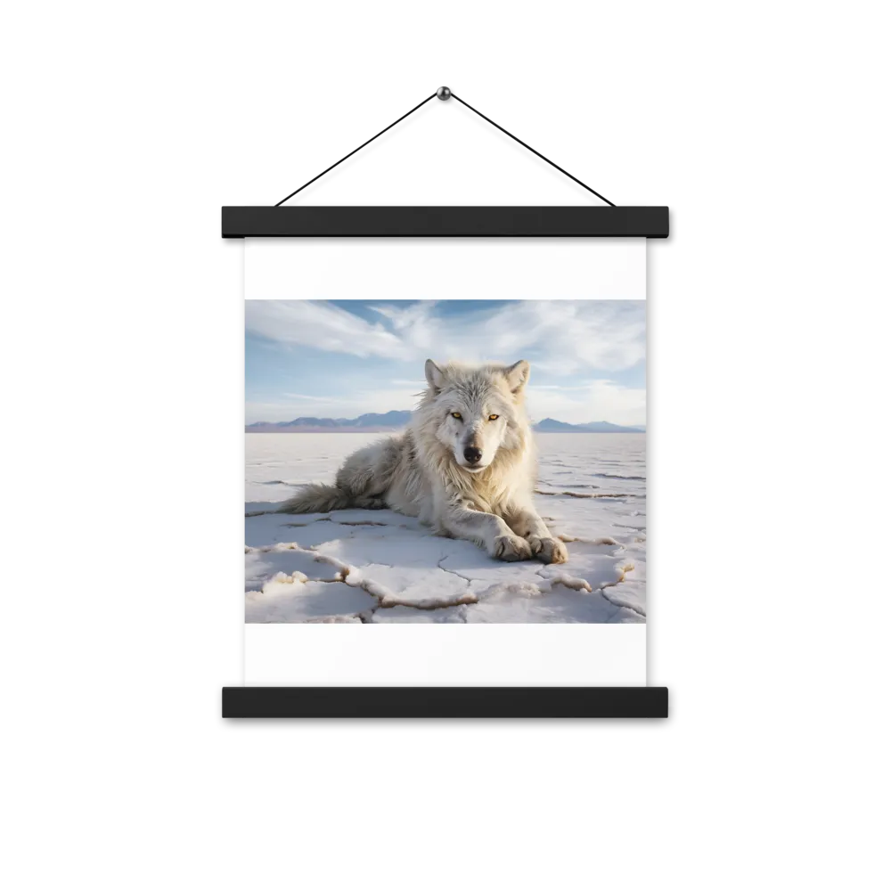 Guardian of the Salt Flats | Poster With Black Wood Hanger | 11″×14″