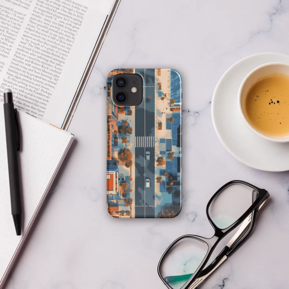 Urban Harmony: Aerial Reflections | Phone Case |  12 | Snap Case | Glossy