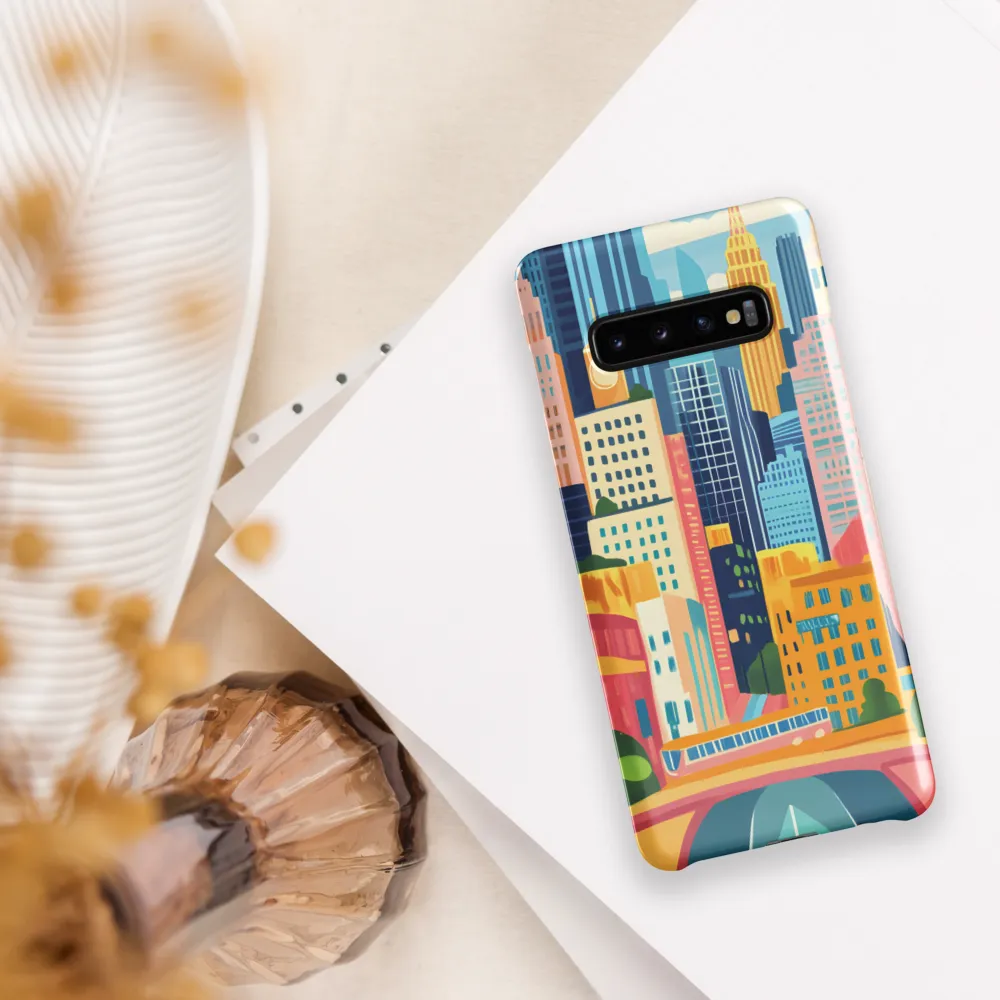 Energetic Cityscape | Phone Case |  S10 Plus | Snap Case | Glossy