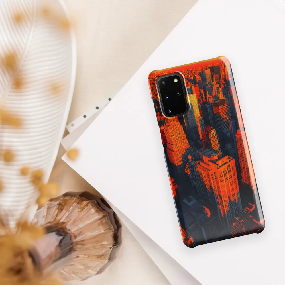 Urban Dawn: A Digital Ode to Skyscrapers | Phone Case |  S20 Plus | Snap Case | Glossy