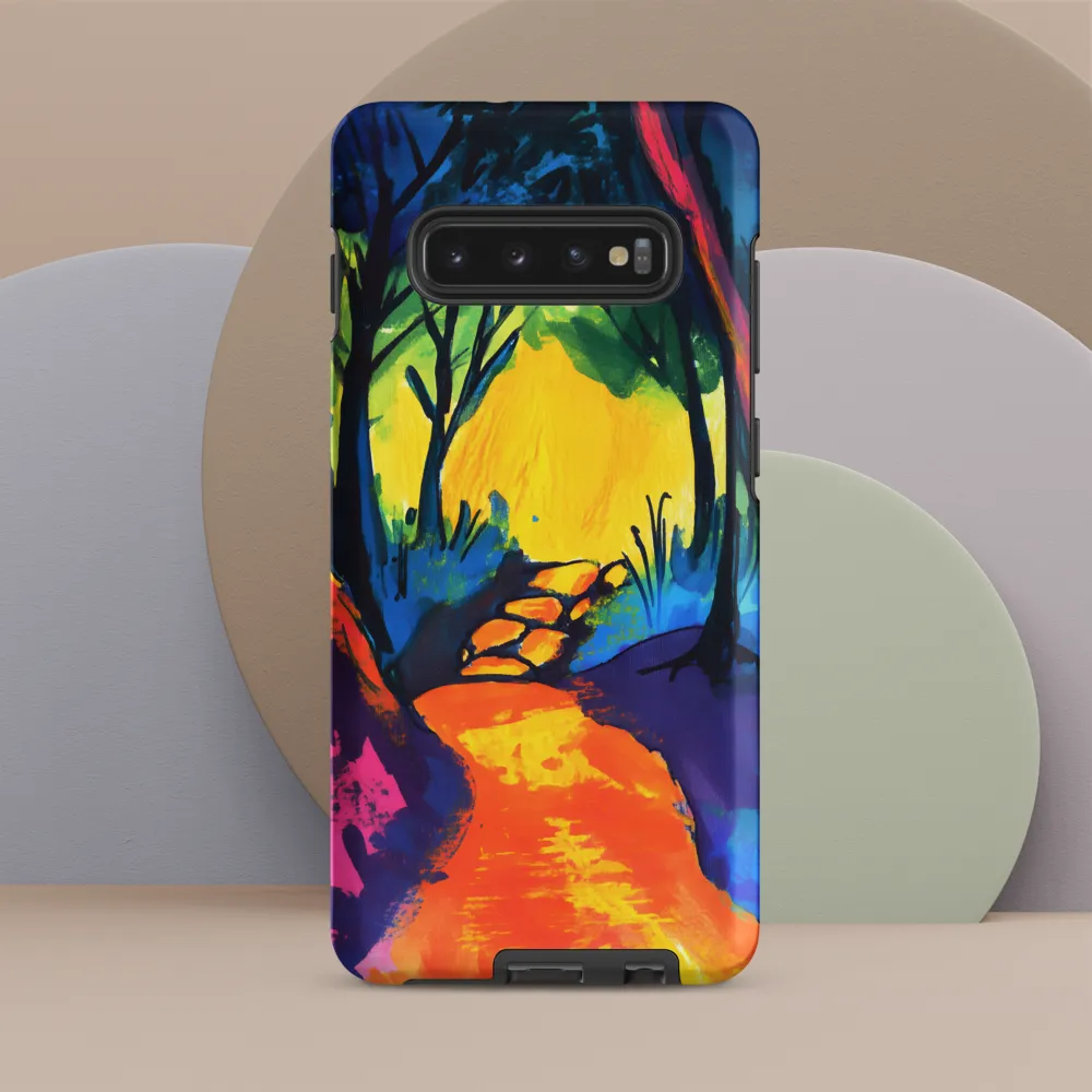 Path Through a Vibrant Forest