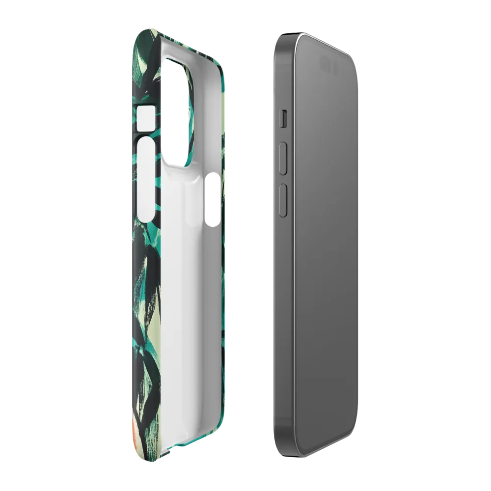 Curious Giraffe in Lush Greenery | Phone Case |  14 Pro | Snap Case | Glossy