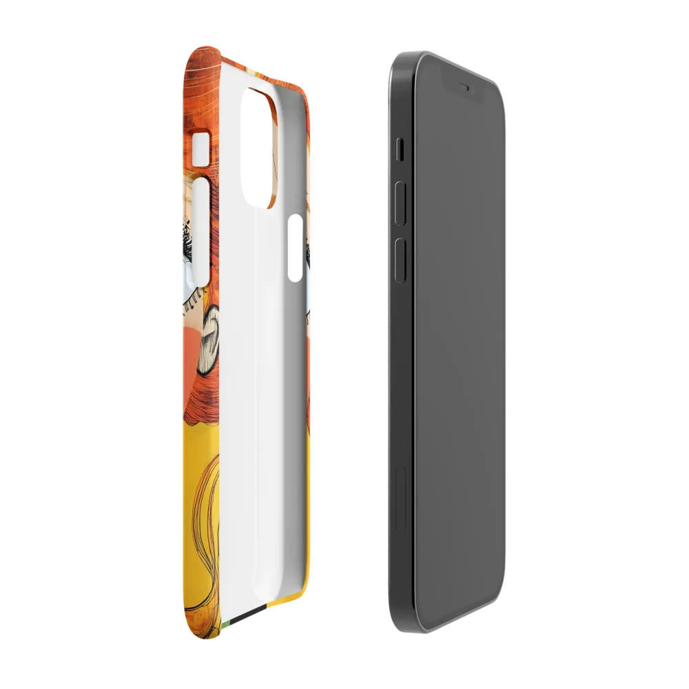 Whimsical Portrait of a Girl | Phone Case |  12 | Snap Case | Matte