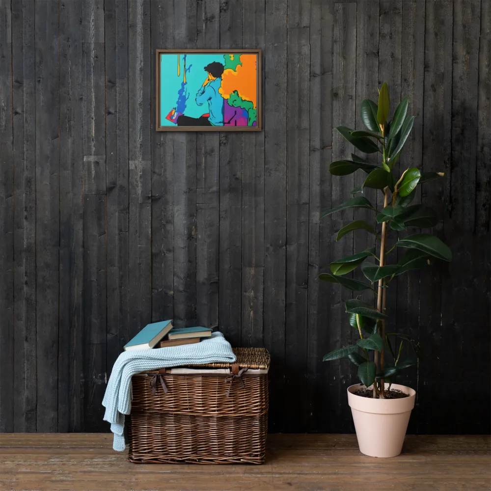 The Artist Within | Canvas with Brown Frame | 12″×16″