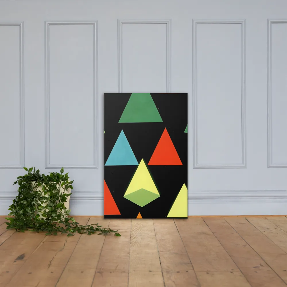 Geometric Harmony in Color | Canvas | 24″×36″