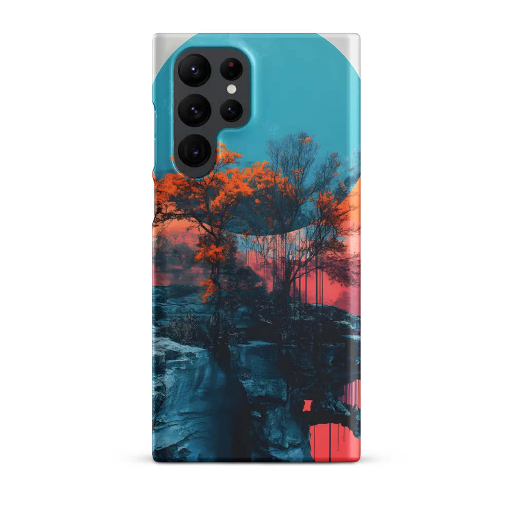 Ethereal Landscapes: A Dance of Color and Form | Phone Case |  S22 Ultra | Snap Case | Matte