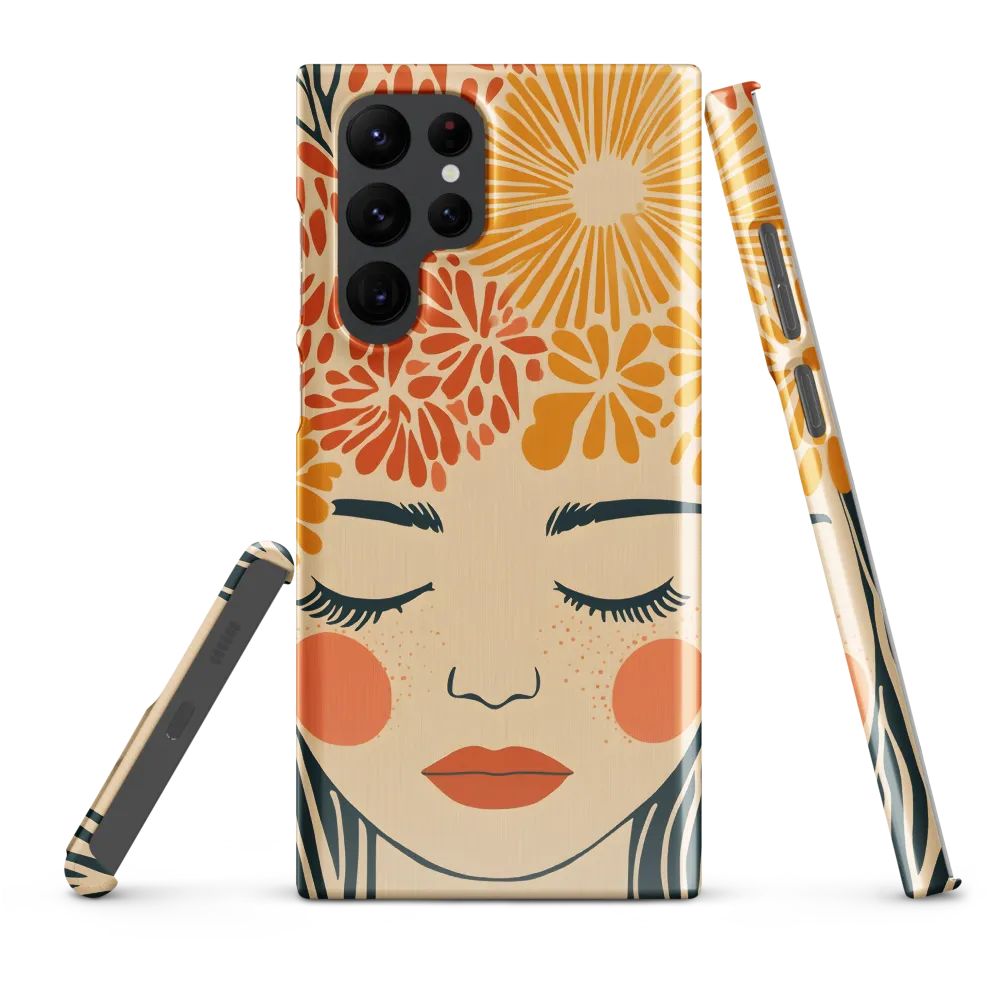 Serenity in Bloom | Phone Case |  S22 Ultra | Snap Case | Glossy