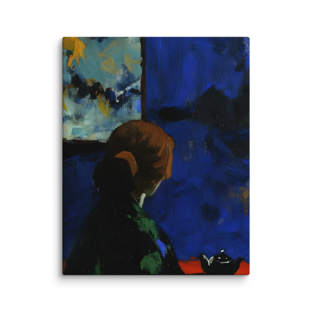 Contemplation Under the Night Sky | Canvas | 11″×14″