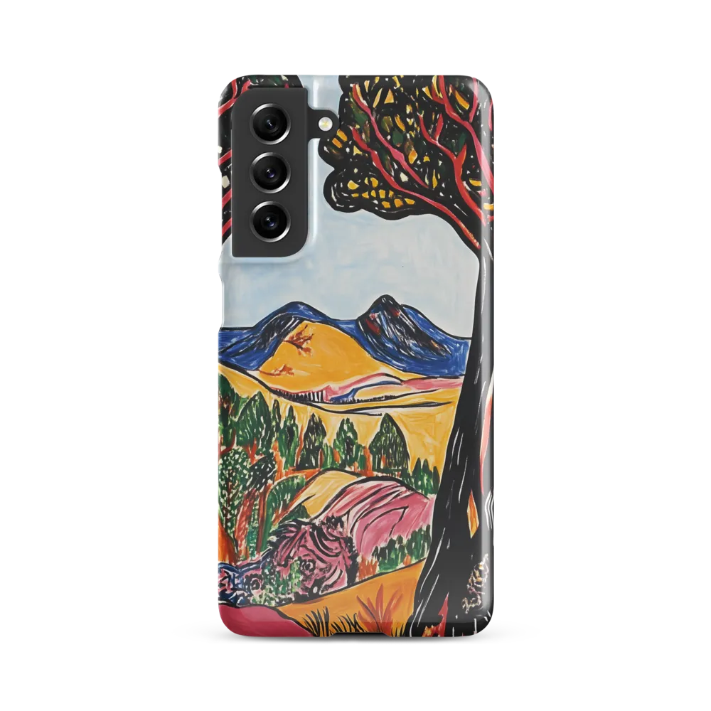 Vibrant Nature's Embrace | Phone Case |  S21 FE | Snap Case | Glossy