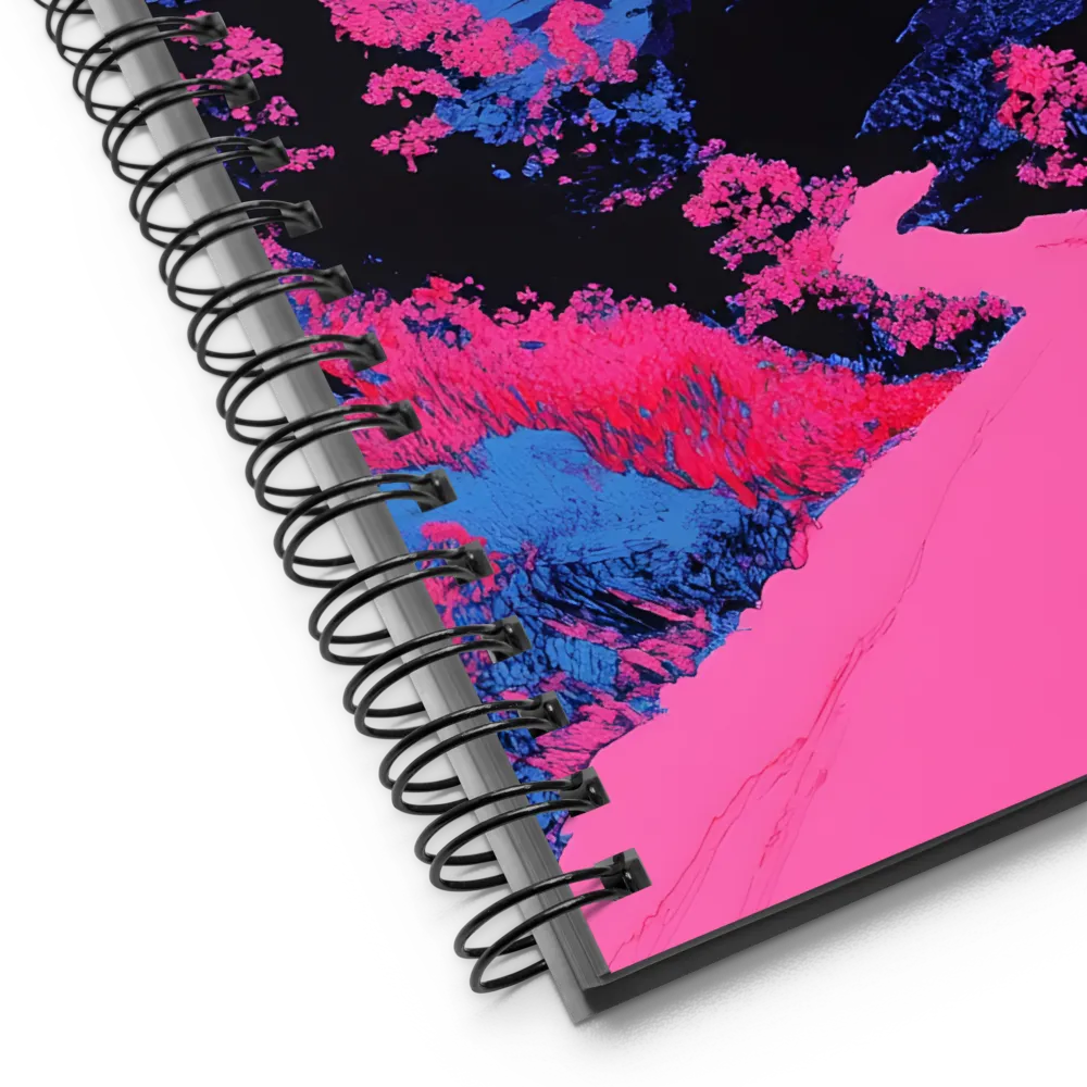 Ethereal Landscape in Vivid Hues | Spiral Notebook