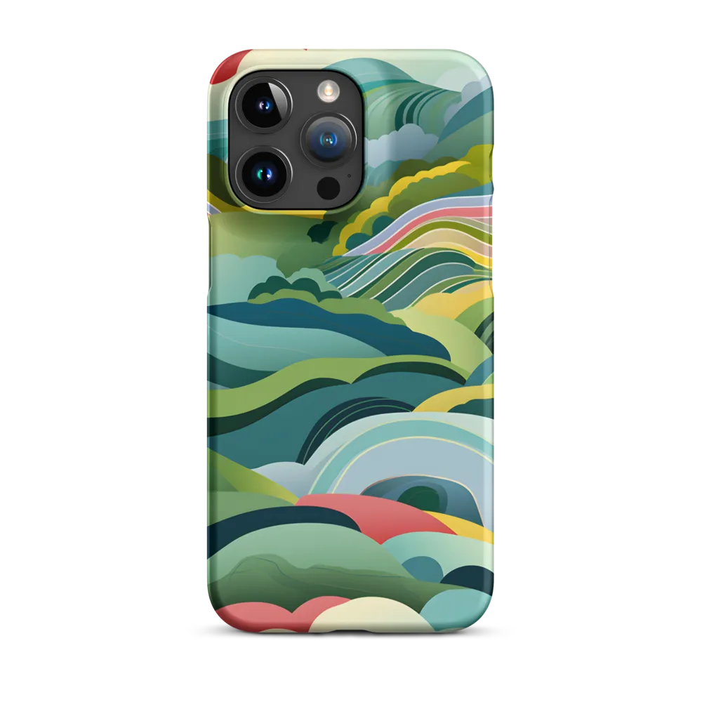 Waves of Serenity | Phone Case |  15 Pro Max | Snap Case | Matte