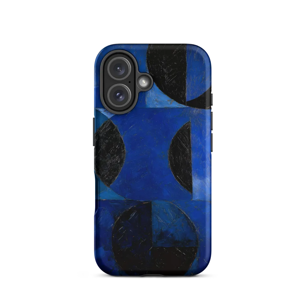 Dynamics of Blue and Black | Phone Case