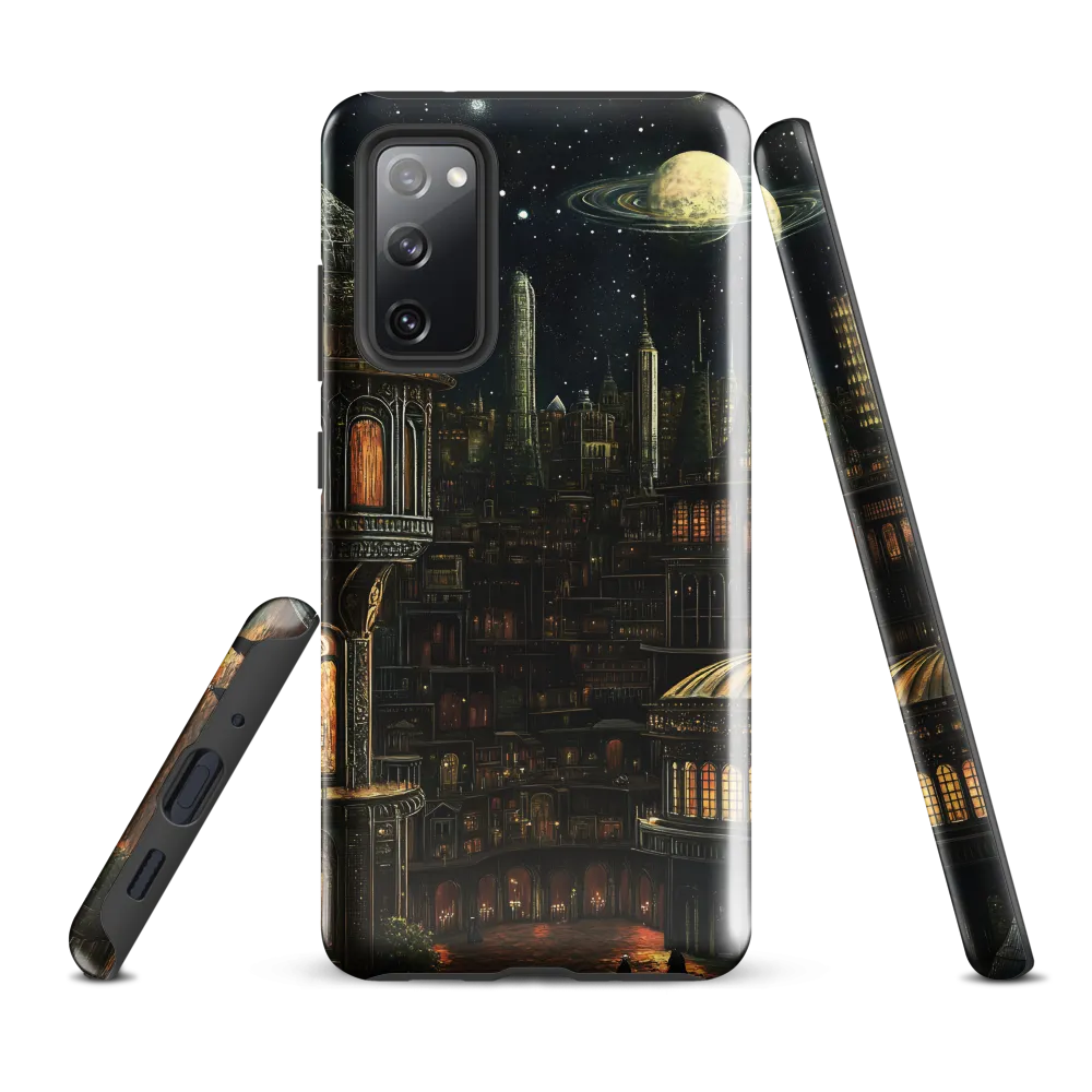Celestial Enigma: A Surreal Cityscape