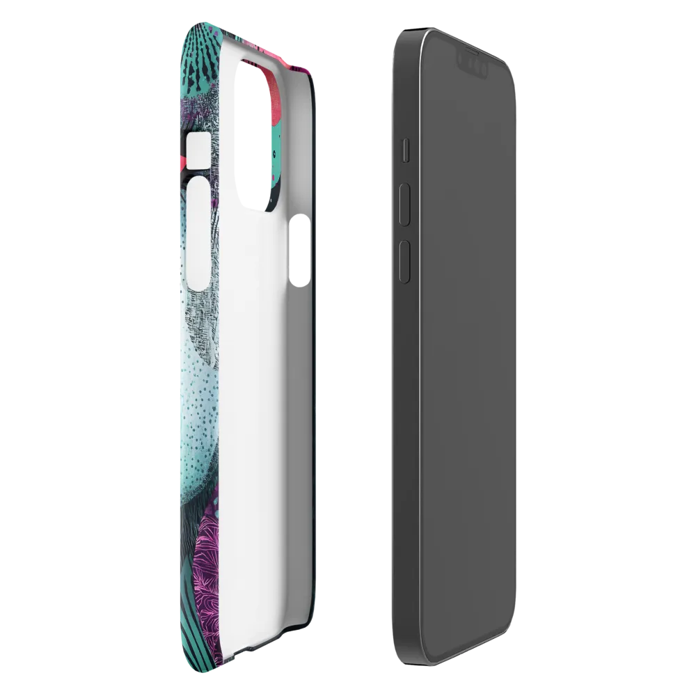 Mystical Beauty in Blue and Pink | Phone Case |  13 Pro Max | Snap Case | Glossy