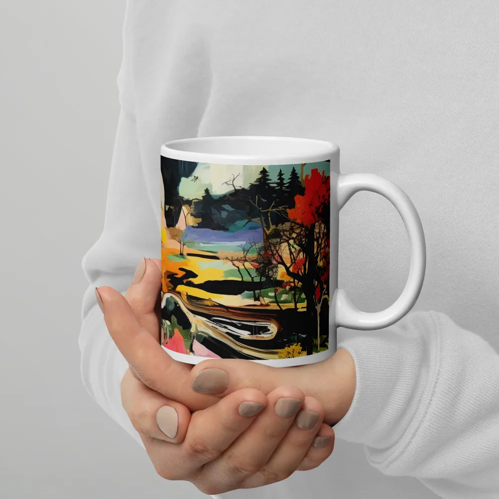 Ethereal Landscapes: A Symphony of Color | Mugs | Multiple Sizes & Colors