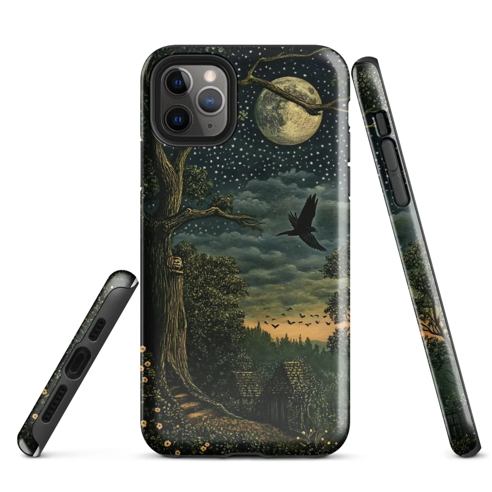 Mystical Nightscape Under the Full Moon | Phone Case |  11 Pro Max | Tough Case | Glossy