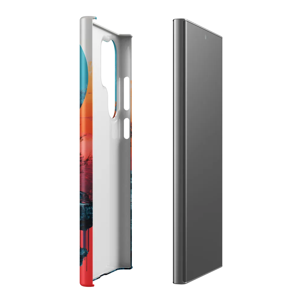 Ethereal Landscapes: A Dance of Color and Form | Phone Case |  S23 Ultra | Snap Case | Matte