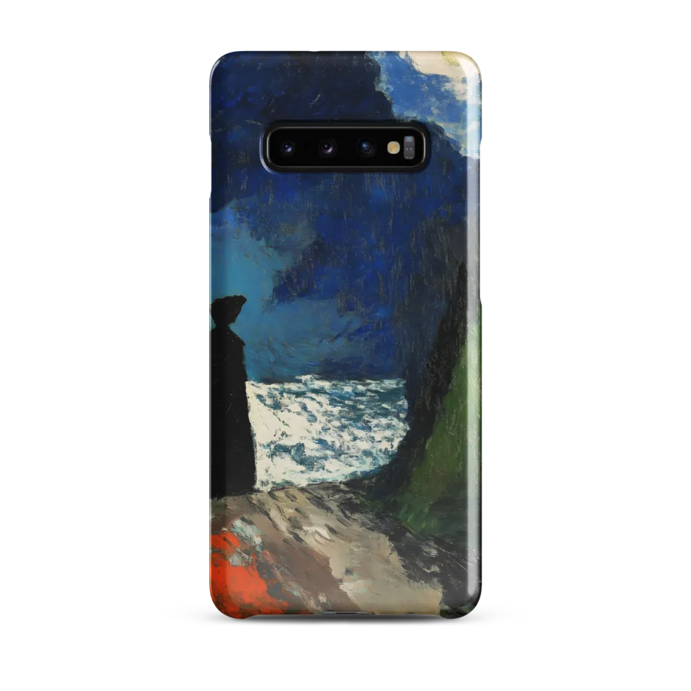 Solitary Reflection by the Sea | Phone Case |  S10 Plus | Snap Case | Glossy