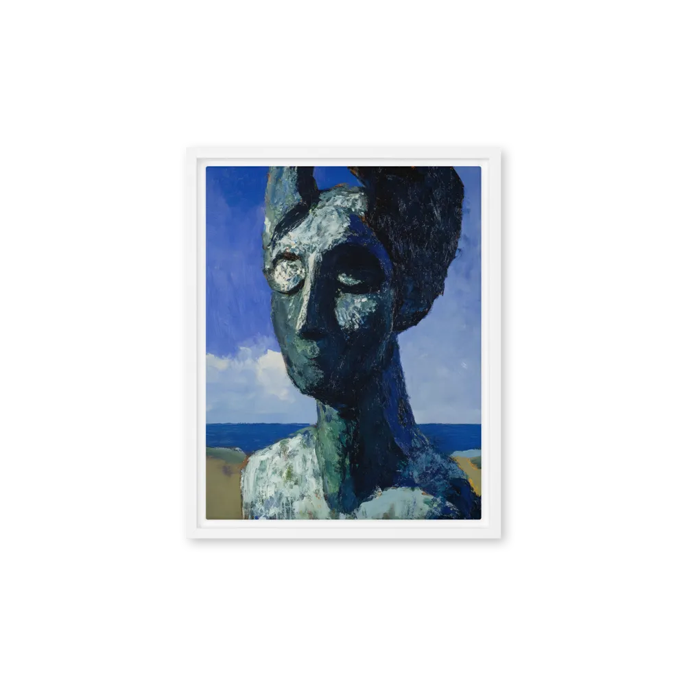 Silent Contemplation | Canvas with White Frame | 11″×14″