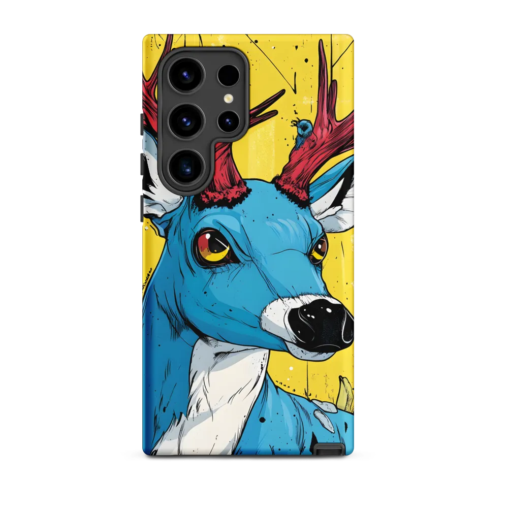 Vivid Antlers: A Modern Take on Nature