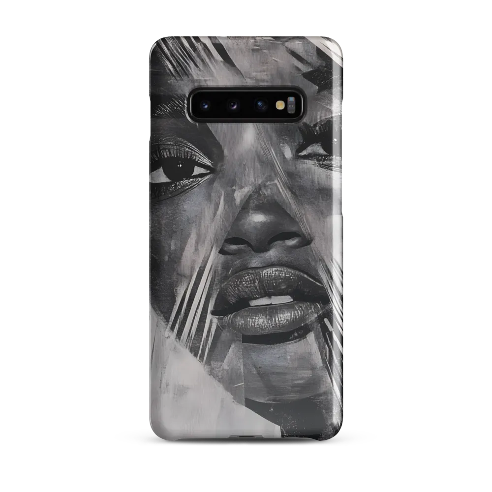 Fragmented Reflections: A Contemporary Portrait | Phone Case |  S10 Plus | Snap Case | Glossy