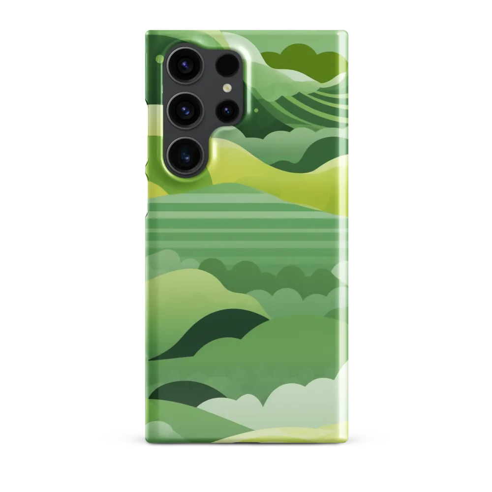 Tranquility in Green Waves