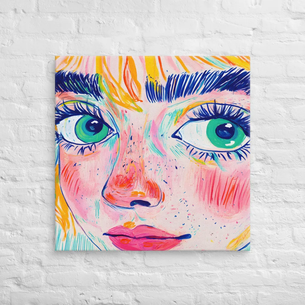 Vibrant Gaze | Canvas | 30″×30″