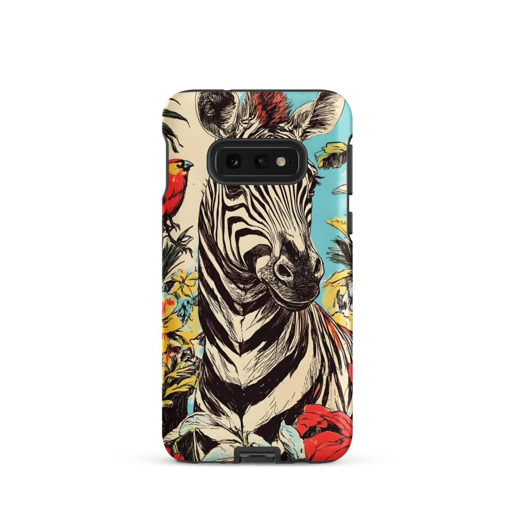 Zebra in Tropical Reverie