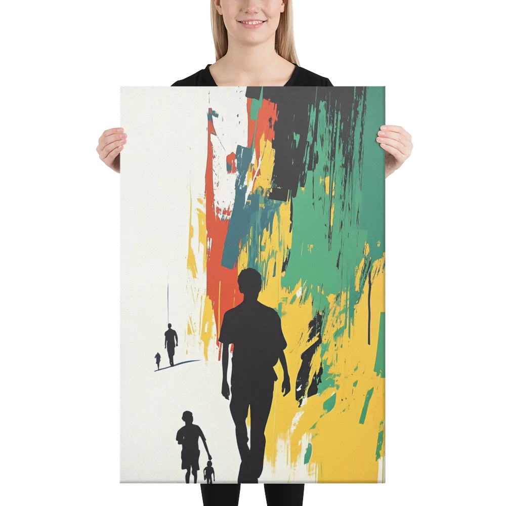 Journey of Silhouettes | Canvas | 24″×36″