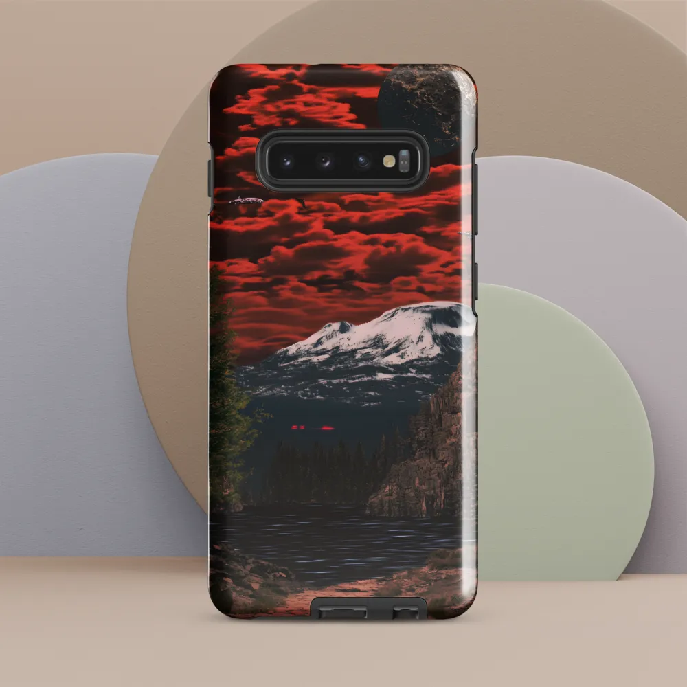 Mystical Reflections: A Surreal Landscape Adventure | Phone Case |  S10 Plus | Tough Case | Glossy