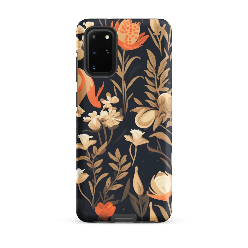Floral Harmony: A Dance in the Dark