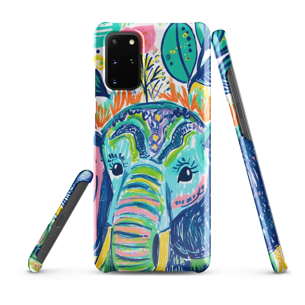 Whimsical Elephant Portrait | Phone Case |  S20 Plus | Snap Case | Glossy