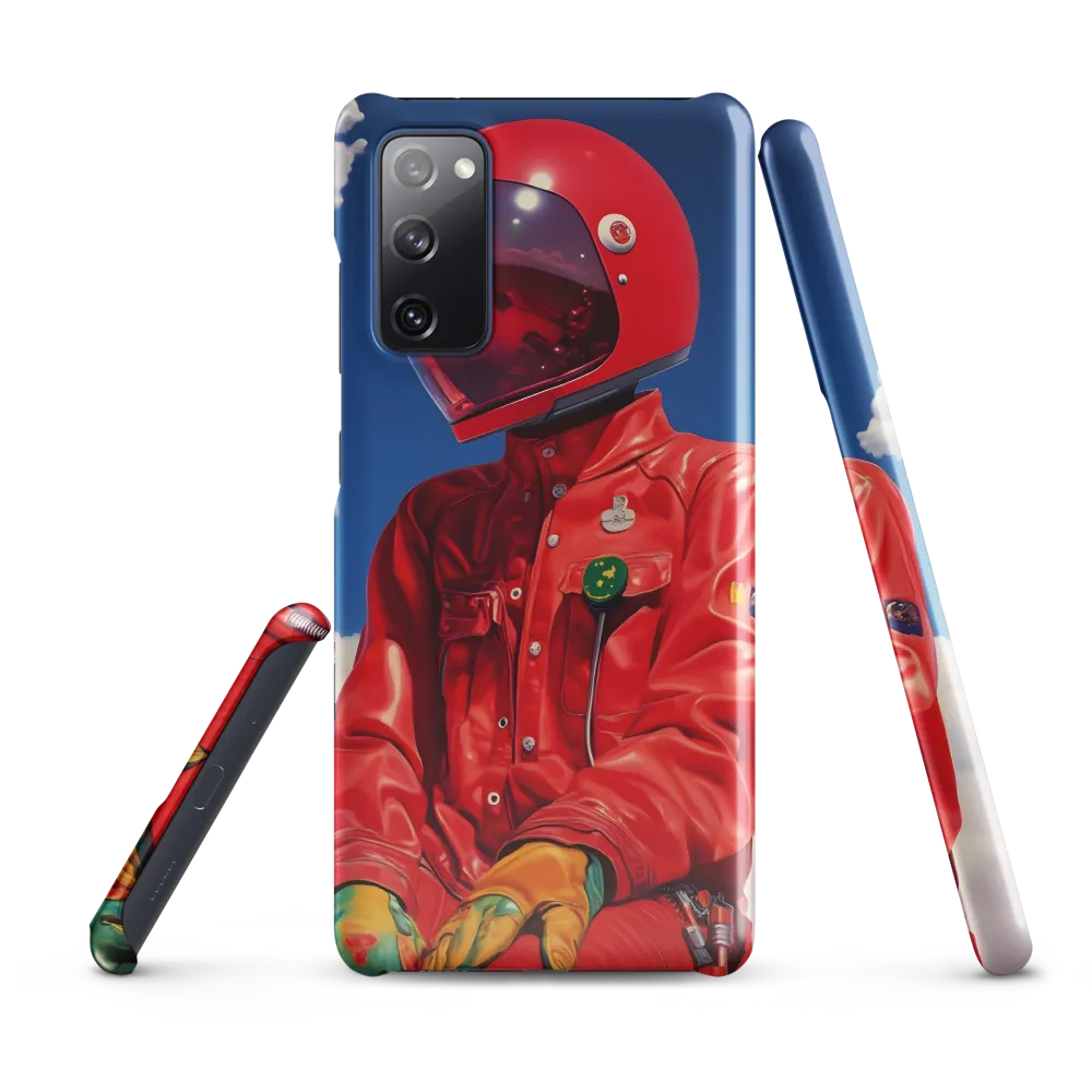 Astronaut in Crimson