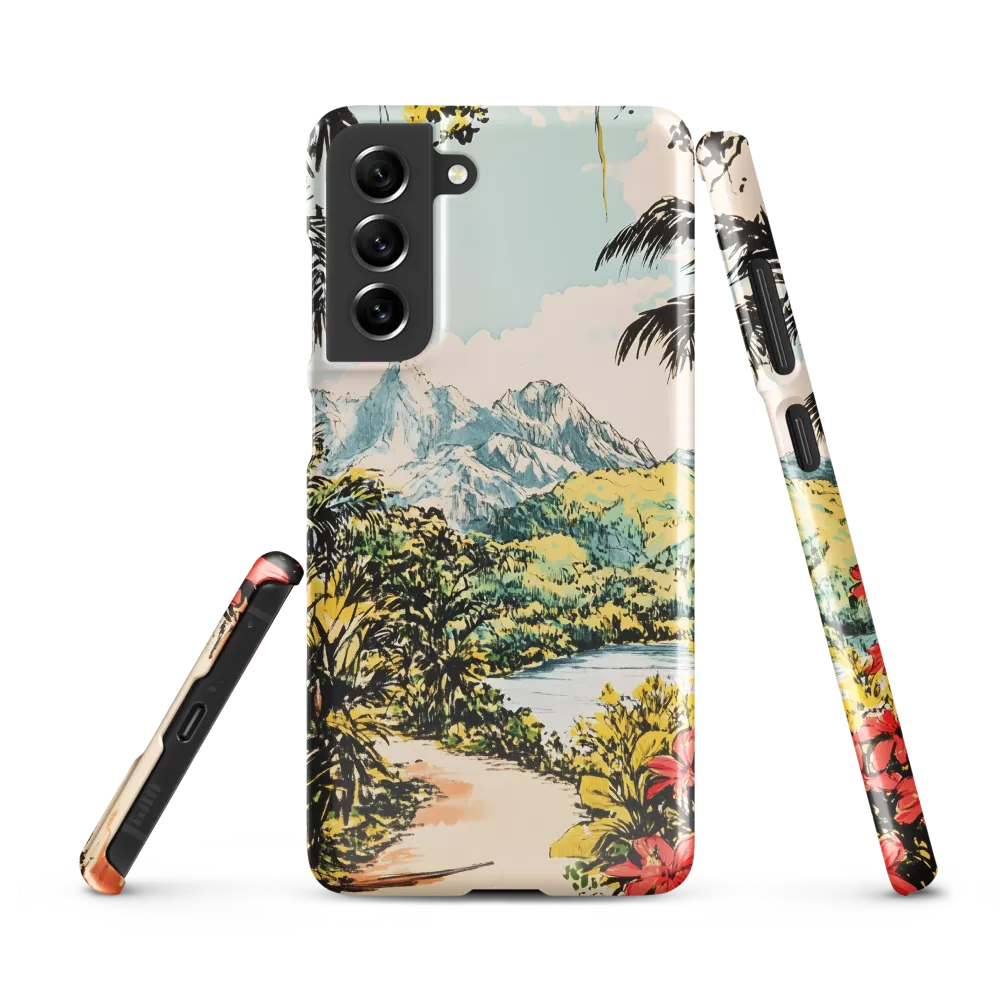 Tropical Serenity | Phone Case |  S21 FE | Snap Case | Glossy