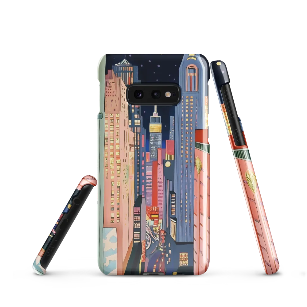 Urban Dreamscape: A Pop Art Night | Phone Case |  S10e | Snap Case | Glossy