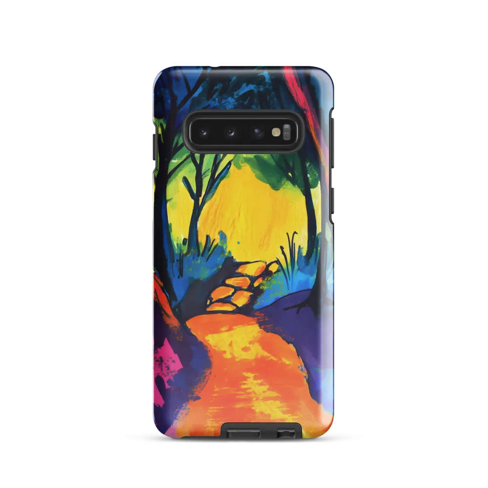 Path Through a Vibrant Forest