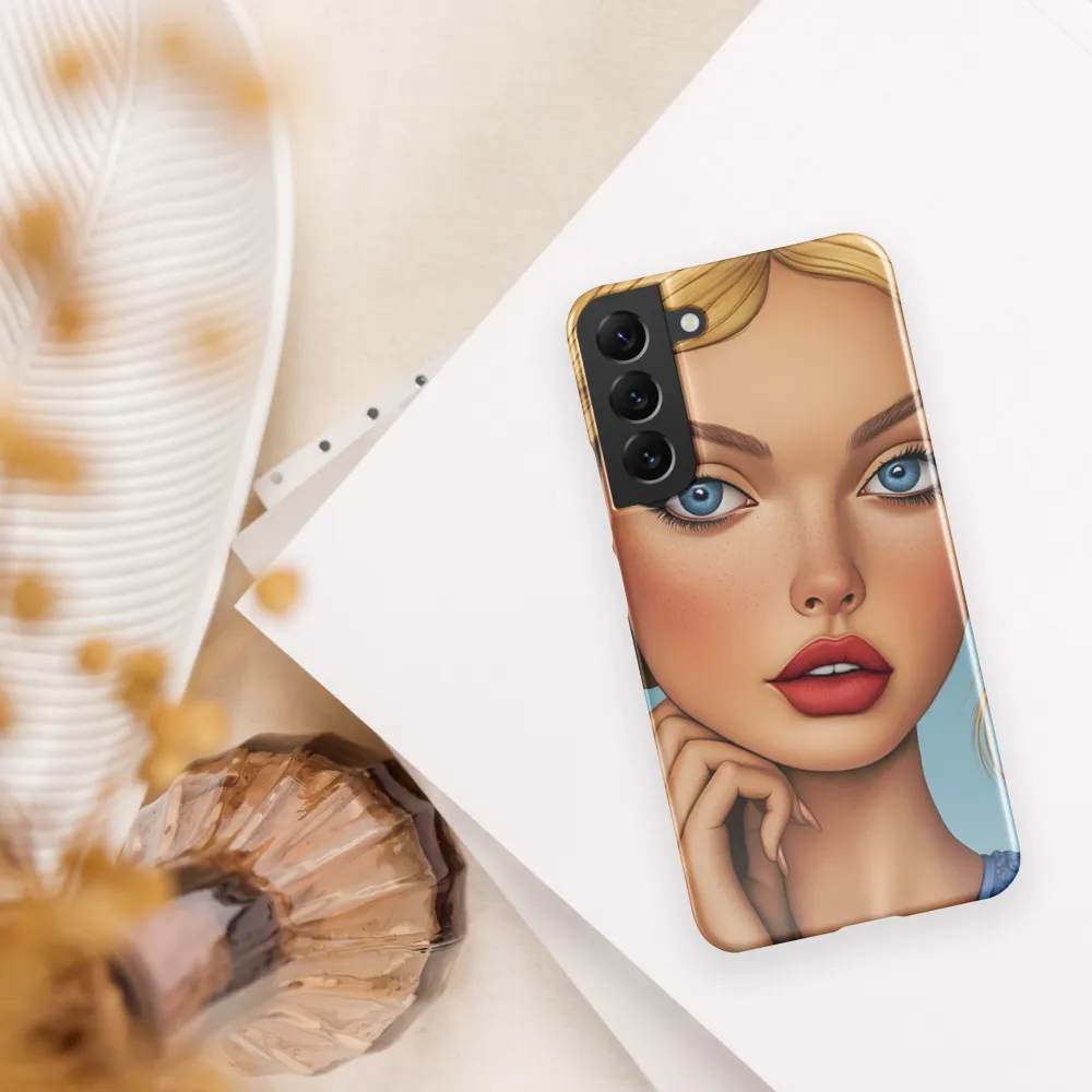 Serenity in Blue | Phone Case |  S22 Plus | Snap Case | Glossy