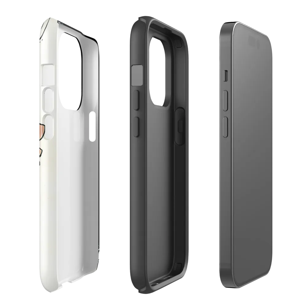 Whispers of Contemplation | Phone Case |  14 Pro | Tough Case | Glossy