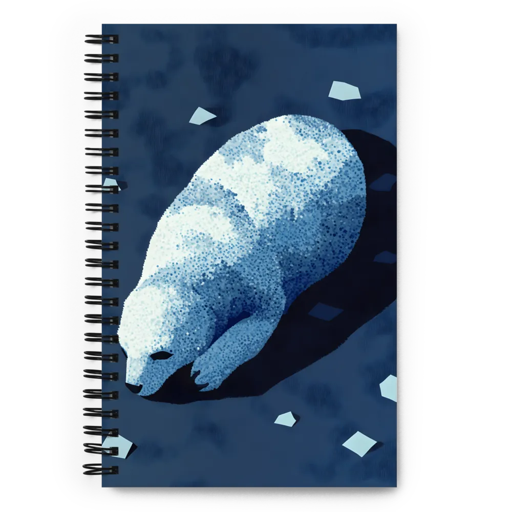 Silent Majesty: The Polar Bear's Realm | Spiral Notebook