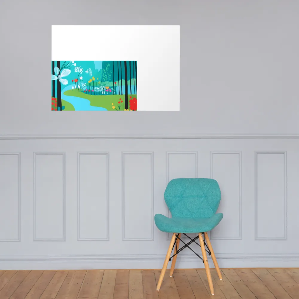 Whispers of Spring: A Colorful Retreat | Poster | 24″×36″