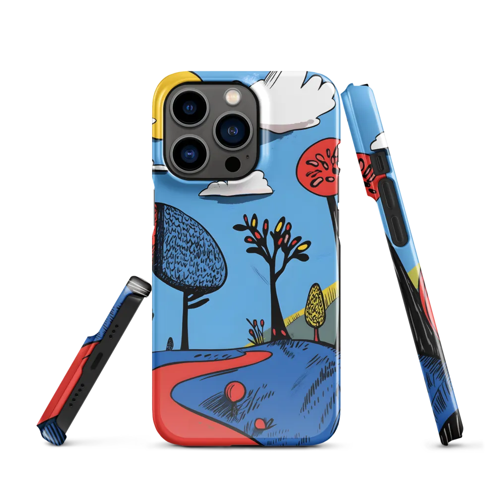 A Playful Journey Through Whimsical Woods | Phone Case |  13 Pro | Snap Case | Glossy