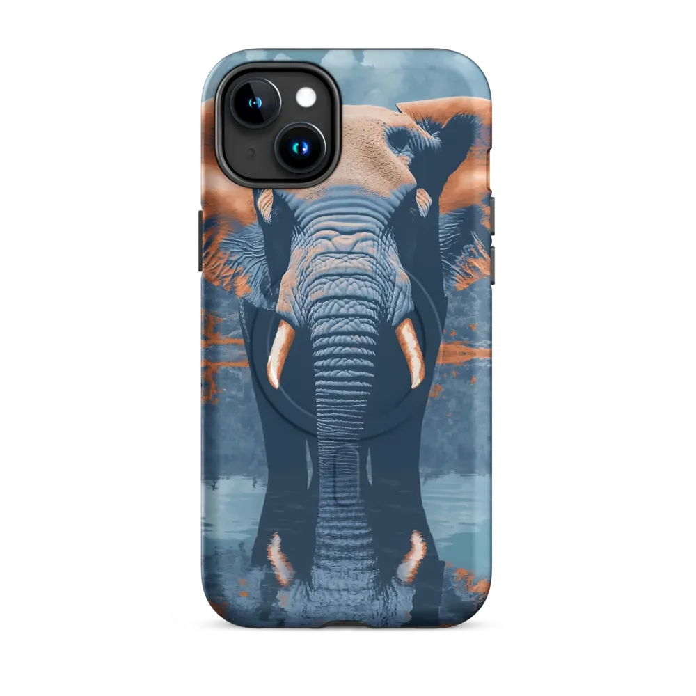 Majestic Reflection: The Elephant's Serenade