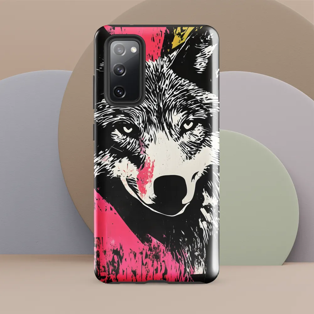 Intense Gaze of the Wolf