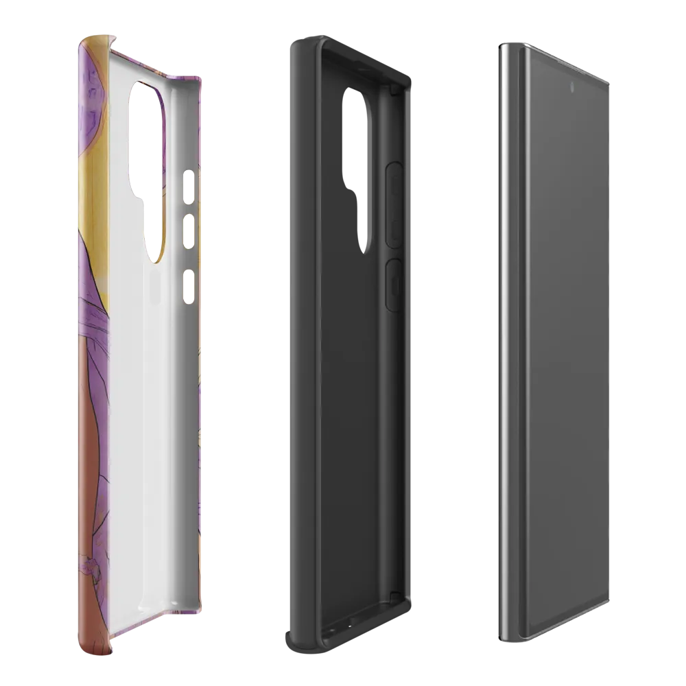 Elegance in Floral Harmony | Phone Case |  S22 Ultra | Tough Case | Glossy