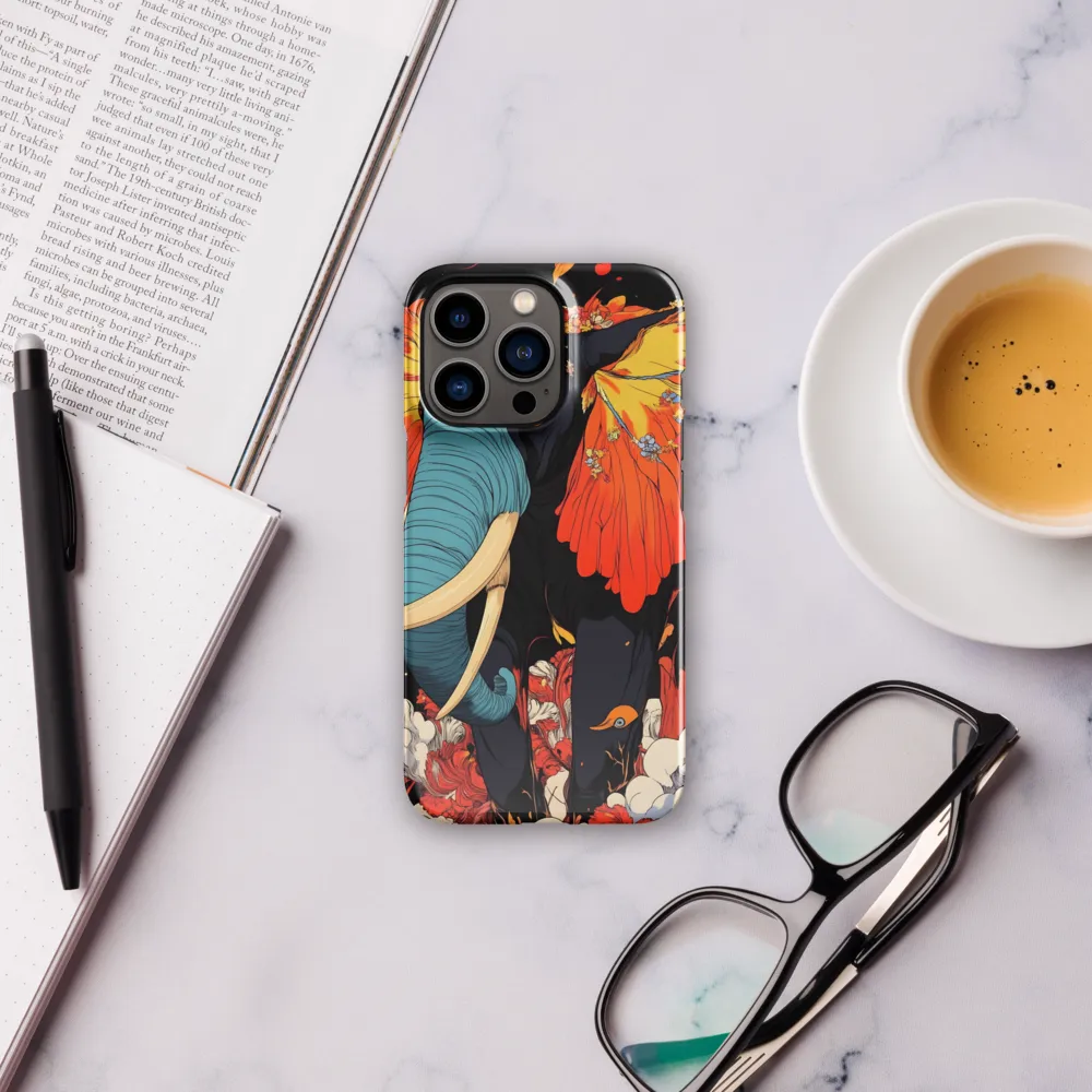 Majesty of the Floral Elephant | Phone Case |  13 Pro | Snap Case | Glossy