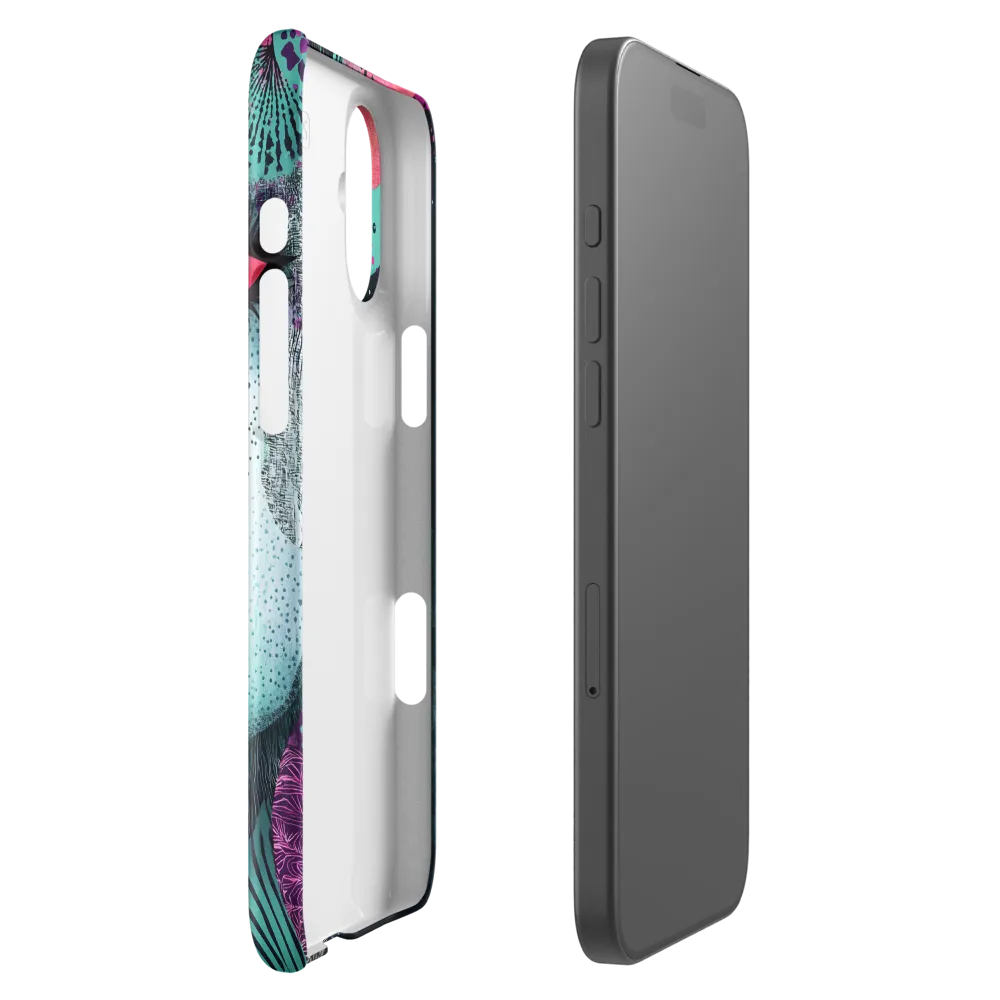 Mystical Beauty in Blue and Pink | Phone Case |  16 Plus | Snap Case | Glossy
