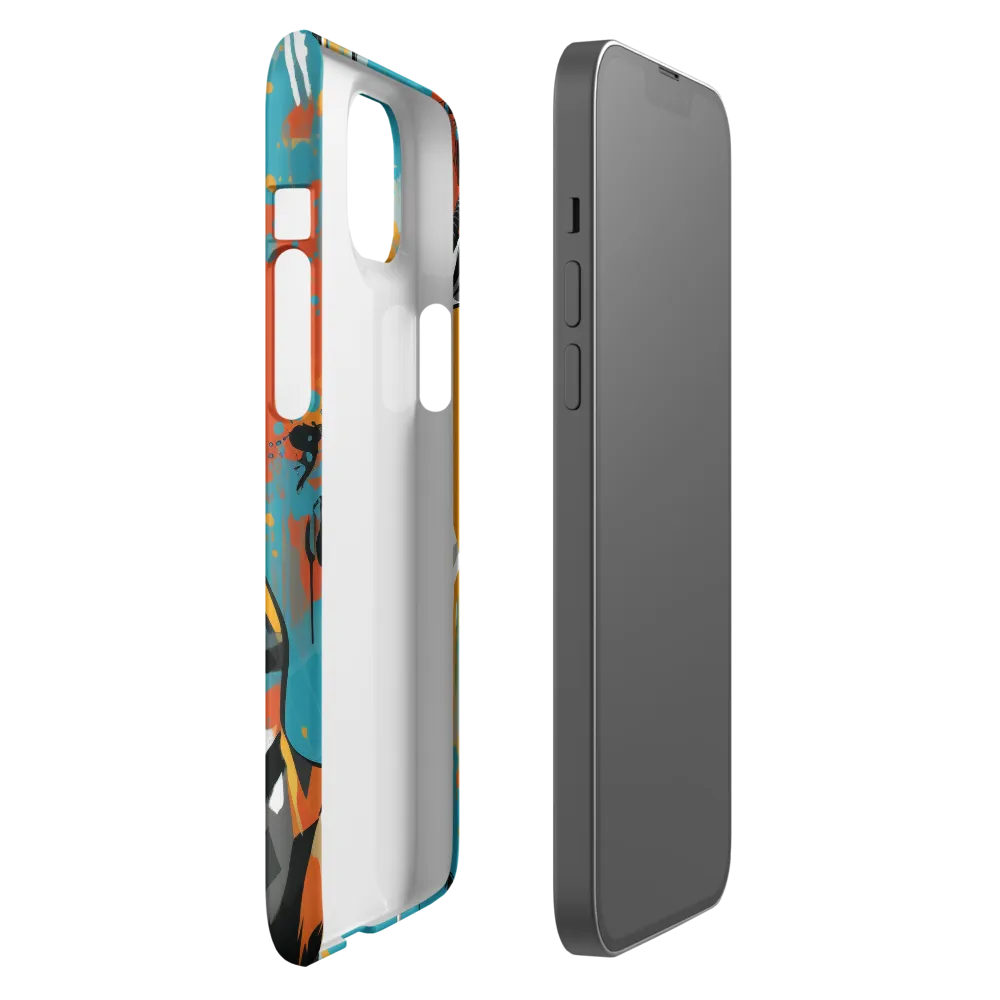 Dynamic Antelope in Vivid Abstract