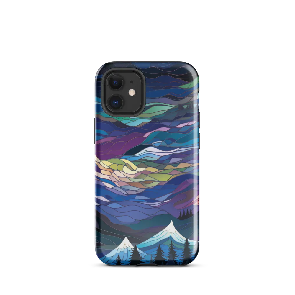 Twilight Peaks: An Abstract Mountain Landscape
