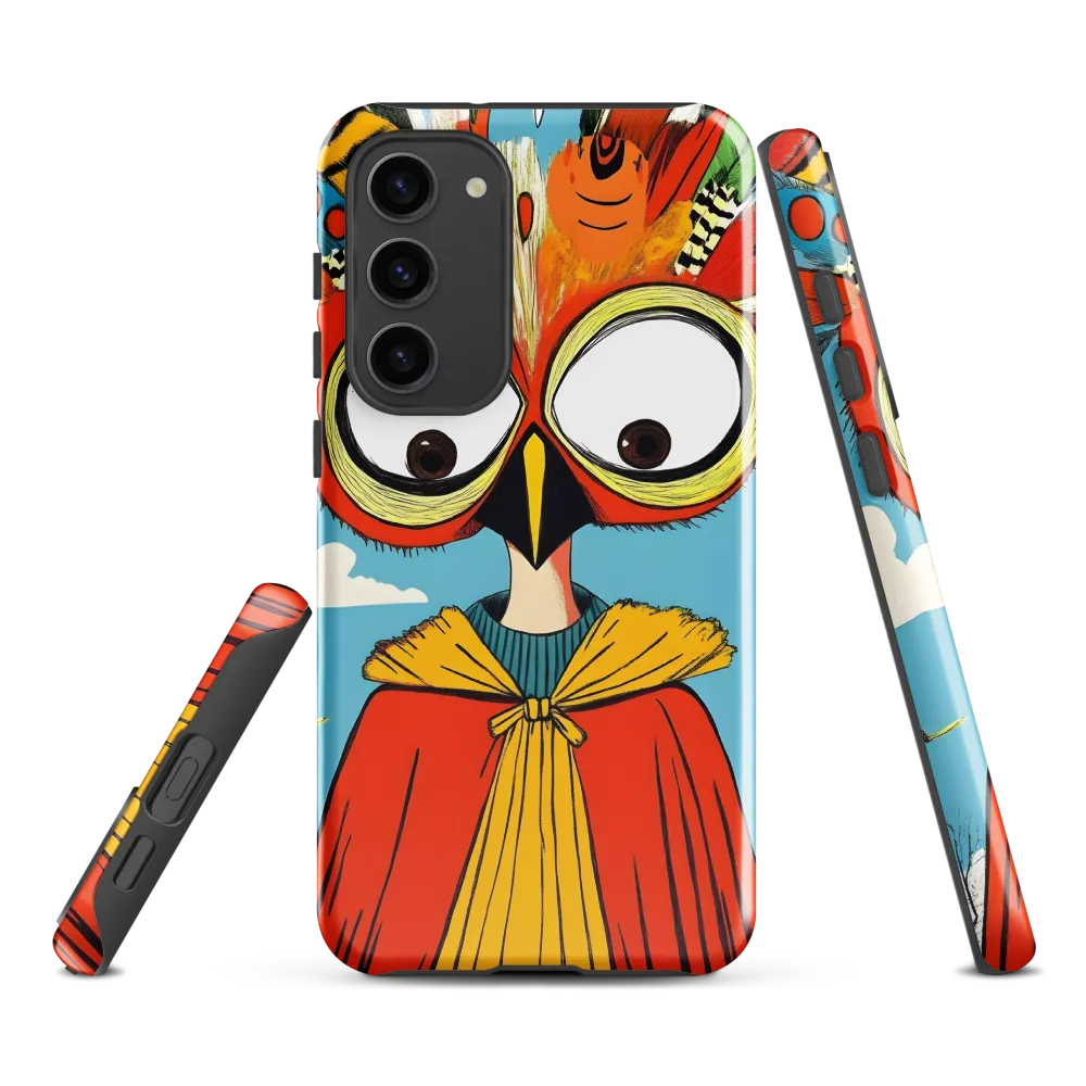A Whimsical Encounter: The Owl-Human Fusion
