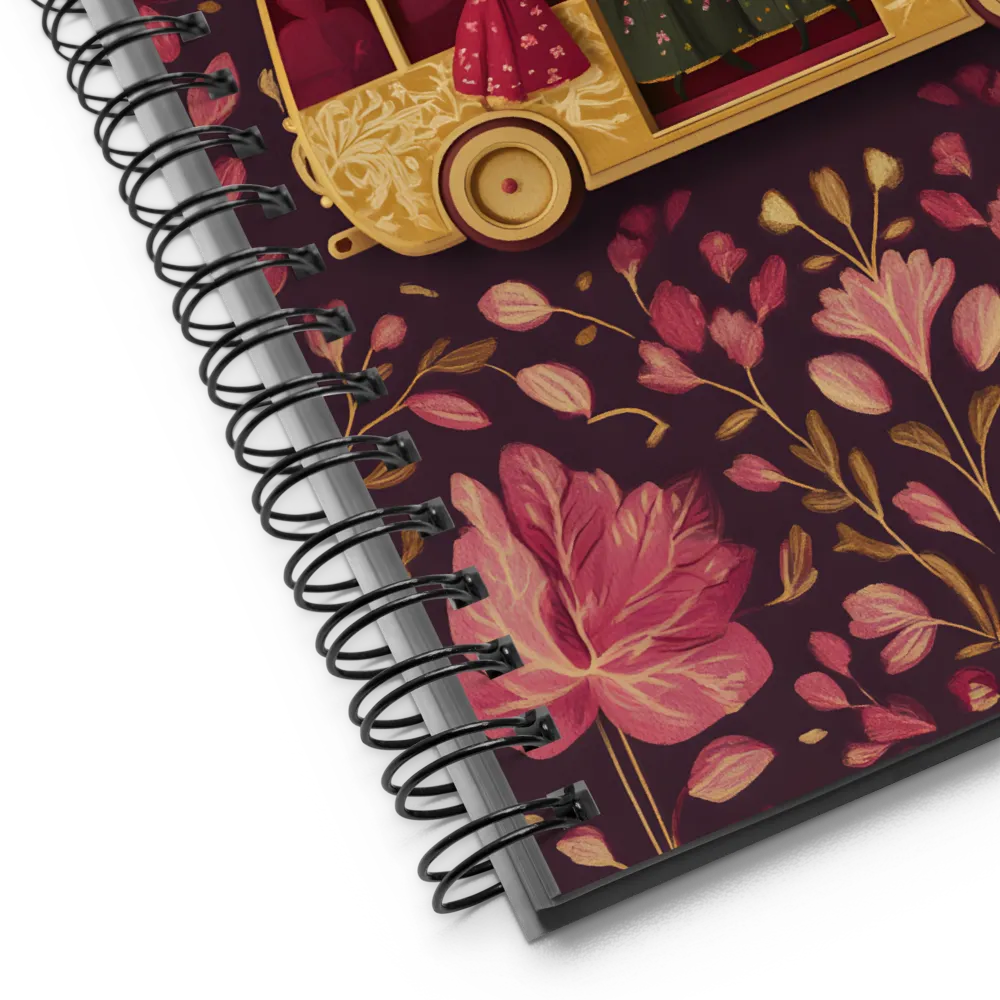 Whispers of Elegance | Spiral Notebook